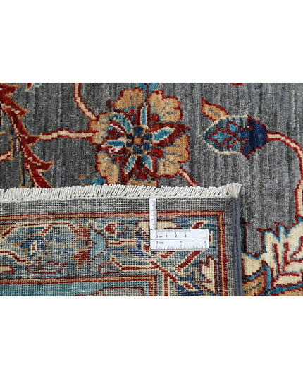 Ariana 7' 11" X 10' 0" Hand Knotted Wool Rug 7' 11" X 10' 0" (241 X 305) / Grey / Wool