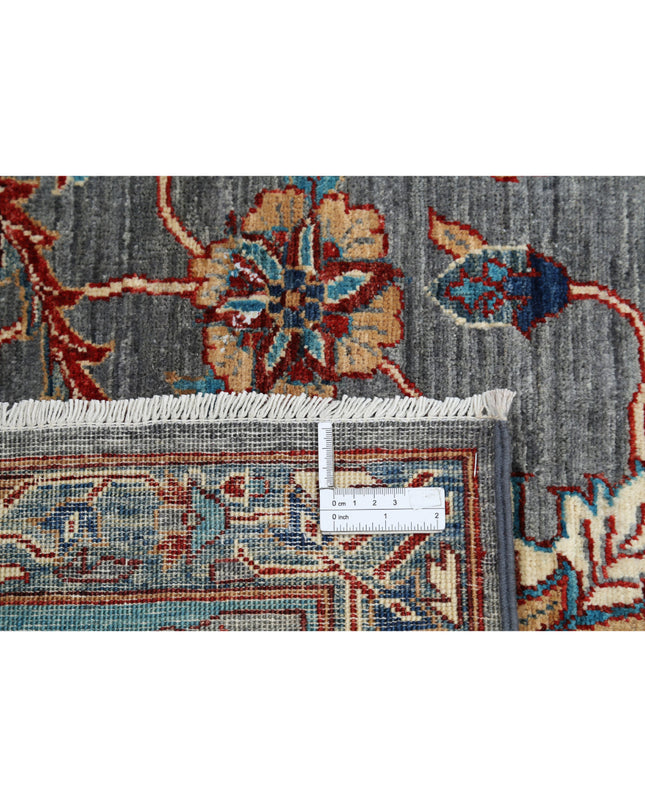 Ariana 7' 11" X 10' 0" Hand Knotted Wool Rug 7' 11" X 10' 0" (241 X 305) / Grey / Wool
