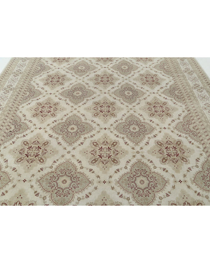 Ariana 9' 0" X 12' 0" Hand Knotted Wool Rug 9' 0" X 12' 0" (274 X 366) / Ivory / Wool