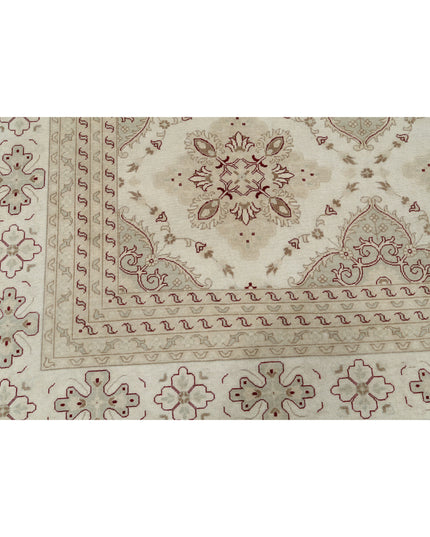 Ariana 9' 0" X 12' 0" Hand Knotted Wool Rug 9' 0" X 12' 0" (274 X 366) / Ivory / Wool