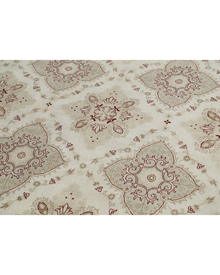 Ariana 9' 0" X 12' 0" Hand Knotted Wool Rug 9' 0" X 12' 0" (274 X 366) / Ivory / Wool