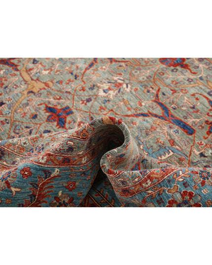 Ariana 9' 9" X 13' 8" Hand Knotted Wool Rug 9' 9" X 13' 8" (297 X 417) / Grey / Wool