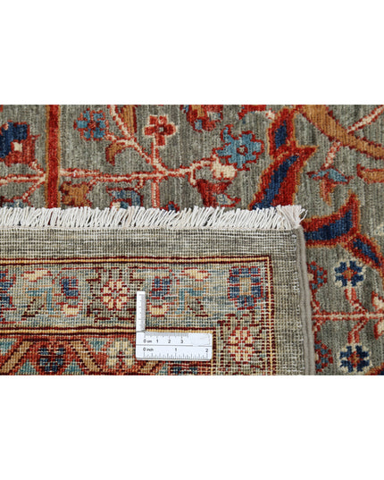 Ariana 9' 9" X 13' 8" Hand Knotted Wool Rug 9' 9" X 13' 8" (297 X 417) / Grey / Wool