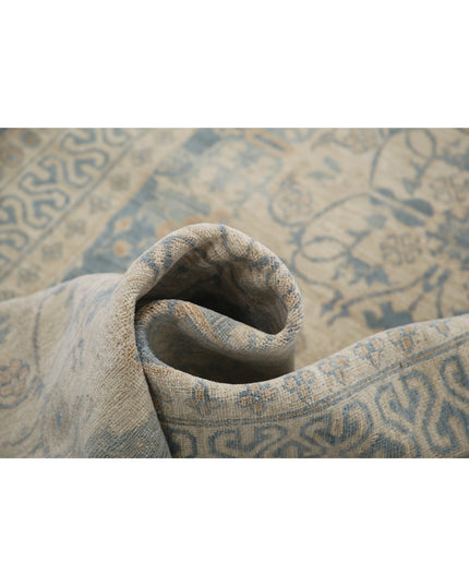 Ariana 3' 11" X 15' 9" Hand Knotted Wool Rug 3' 11" X 15' 9" (119 X 480) / Blue / Wool