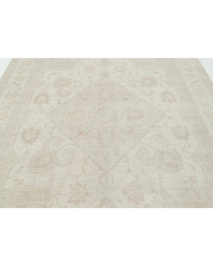 Ariana 8' 1" X 10' 5" Hand Knotted Wool Rug 8' 1" X 10' 5" (246 X 318) / Ivory / Wool