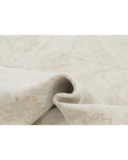 Ariana 8' 1" X 10' 5" Hand Knotted Wool Rug 8' 1" X 10' 5" (246 X 318) / Ivory / Wool