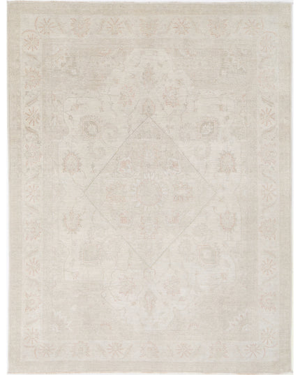 Ariana 8' 1" X 10' 5" Hand Knotted Wool Rug 8' 1" X 10' 5" (246 X 318) / Ivory / Wool