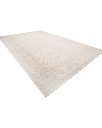Ariana 11' 7" X 17' 8" Hand Knotted Wool Rug 11' 7" X 17' 8" (353 X 539) / Ivory / Wool
