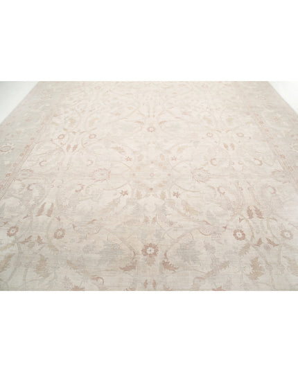 Ariana 11' 7" X 17' 8" Hand Knotted Wool Rug 11' 7" X 17' 8" (353 X 539) / Ivory / Wool