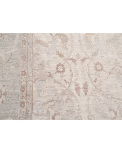 Ariana 11' 7" X 17' 8" Hand Knotted Wool Rug 11' 7" X 17' 8" (353 X 539) / Ivory / Wool