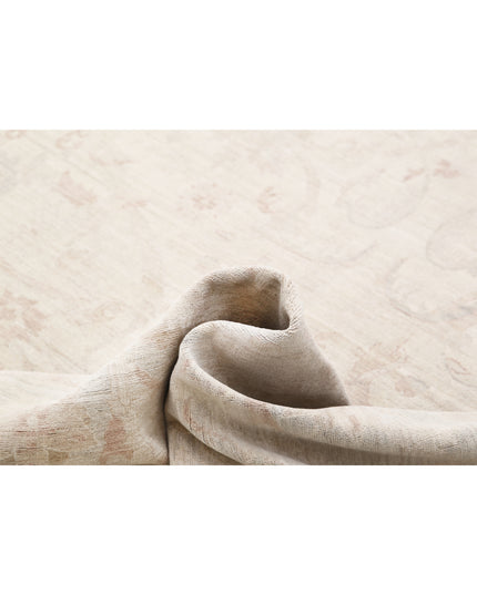 Ariana 11' 7" X 17' 8" Hand Knotted Wool Rug 11' 7" X 17' 8" (353 X 539) / Ivory / Wool