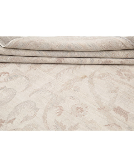 Ariana 11' 7" X 17' 8" Hand Knotted Wool Rug 11' 7" X 17' 8" (353 X 539) / Ivory / Wool