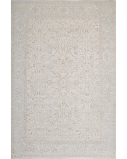 Ariana 11' 7" X 17' 8" Hand Knotted Wool Rug 11' 7" X 17' 8" (353 X 539) / Ivory / Wool