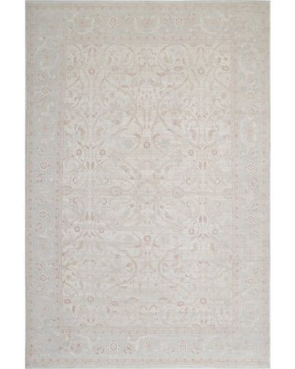 Ariana 11' 7" X 17' 8" Hand Knotted Wool Rug 11' 7" X 17' 8" (353 X 539) / Ivory / Wool