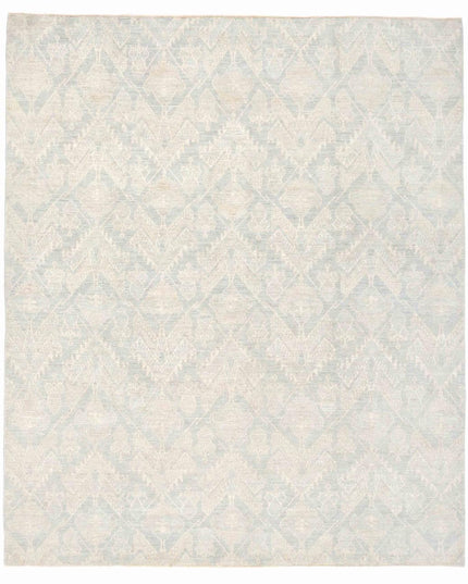 Artemix 8' 8" X 9' 10" Hand Knotted Wool Rug 8' 8" X 9' 10" (264 X 300) / Blue / Wool