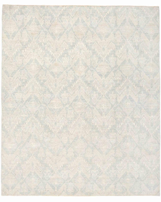Artemix 8' 8" X 9' 10" Hand Knotted Wool Rug 8' 8" X 9' 10" (264 X 300) / Blue / Wool
