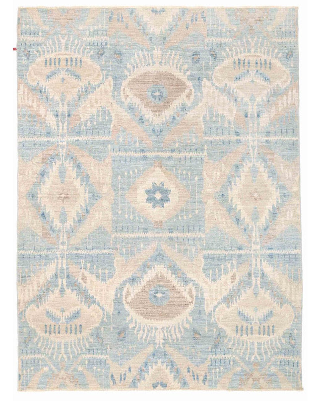 Artemix 4' 11" X 6' 6" Hand Knotted Wool Rug 4' 11" X 6' 6" (150 X 198) / Blue / Wool