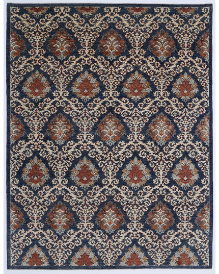 Artemix 9' 4" X 11' 11" Hand Knotted Wool Rug 9' 4" X 11' 11" (284 X 363) / Blue / Wool