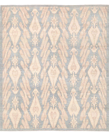 Artemix 8' 2" X 9' 9" Hand Knotted Wool Rug 8' 2" X 9' 9" (249 X 297) / Blue / Wool