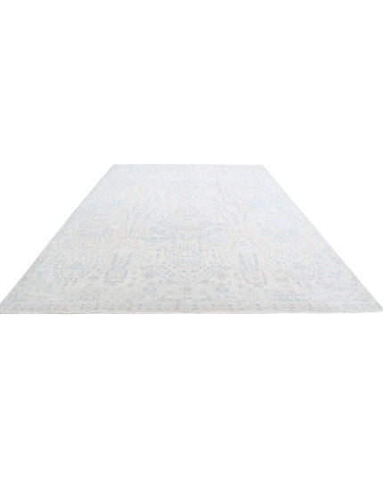 Artemix 9' 10" X 13' 8" Hand Knotted Wool Rug 9' 10" X 13' 8" (300 X 417) / Ivory / Wool