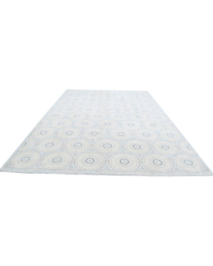 Artemix 9' 9" X 13' 11" Hand Knotted Wool Rug 9' 9" X 13' 11" (297 X 424) / Blue / Wool