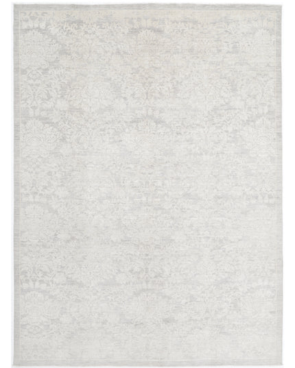 Artemix 8' 7" X 11' 4" Hand Knotted Wool Rug 8' 7" X 11' 4" (262 X 345) / Grey / Wool