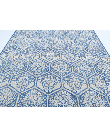 Artemix 8' 0" X 9' 9" Hand Knotted Wool Rug 8' 0" X 9' 9" (244 X 297) / Blue / Wool