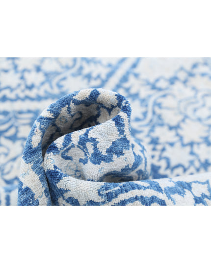 Artemix 8' 0" X 9' 9" Hand Knotted Wool Rug 8' 0" X 9' 9" (244 X 297) / Blue / Wool