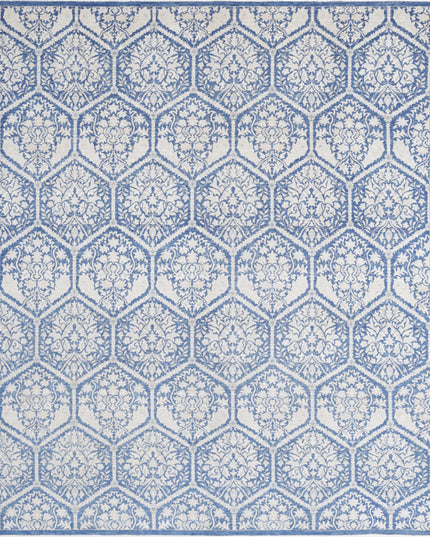 Artemix 8' 0" X 9' 9" Hand Knotted Wool Rug 8' 0" X 9' 9" (244 X 297) / Blue / Wool