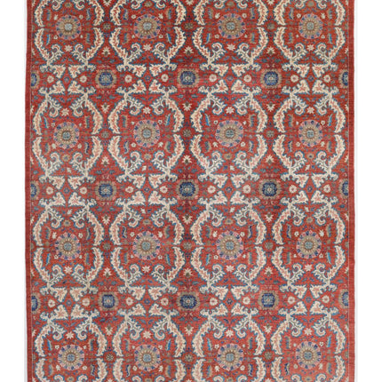 Artemix 10' 0" X 13' 10" Hand Knotted Wool Rug 10' 0" X 13' 10" (305 X 422) / Red / Wool