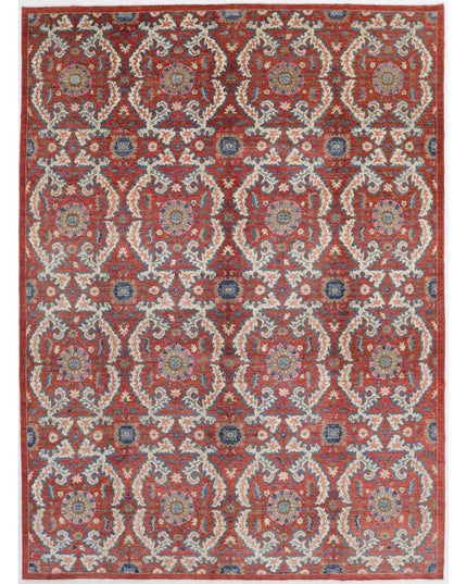 Artemix 10' 0" X 13' 10" Hand Knotted Wool Rug 10' 0" X 13' 10" (305 X 422) / Red / Wool