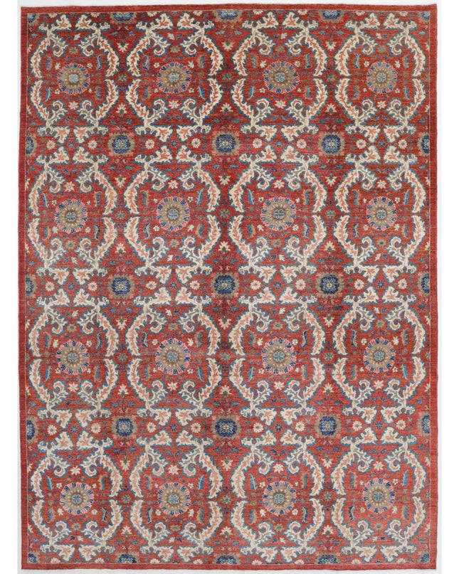 Artemix 10' 0" X 13' 10" Hand Knotted Wool Rug 10' 0" X 13' 10" (305 X 422) / Red / Wool