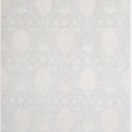 Artemix 11' 10" X 14' 2" Hand Knotted Wool Rug 11' 10" X 14' 2" (361 X 432) / Grey / Wool