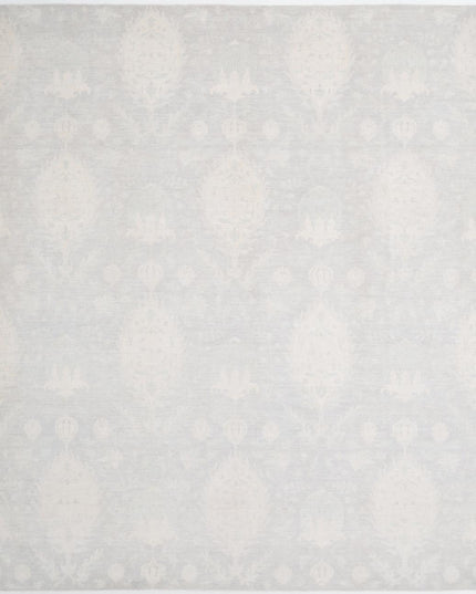 Artemix 11' 10" X 14' 2" Hand Knotted Wool Rug 11' 10" X 14' 2" (361 X 432) / Grey / Wool