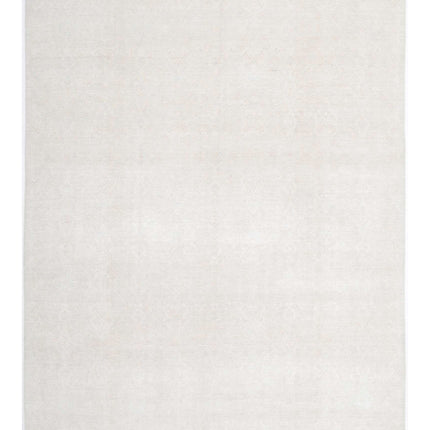 Artemix 8' 9" X 11' 11" Hand Knotted Wool Rug 8' 9" X 11' 11" (267 X 363) / Ivory / Wool