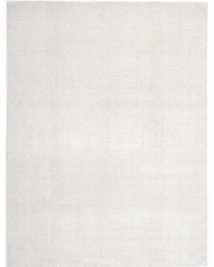 Artemix 8' 9" X 11' 11" Hand Knotted Wool Rug 8' 9" X 11' 11" (267 X 363) / Ivory / Wool