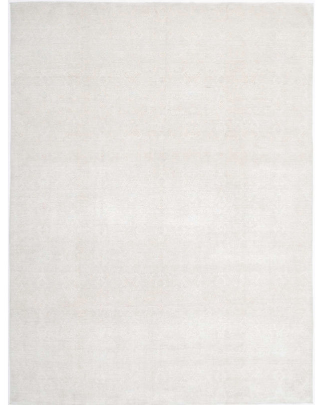 Artemix 8' 9" X 11' 11" Hand Knotted Wool Rug 8' 9" X 11' 11" (267 X 363) / Ivory / Wool