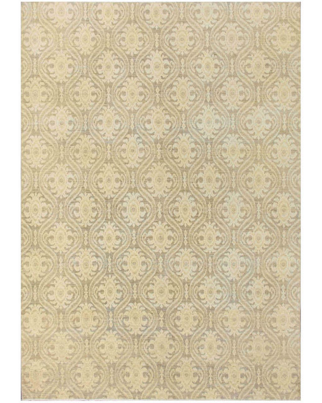Artemix 8' 11" X 11' 8" Hand Knotted Wool Rug 8' 11" X 11' 8" (272 X 356) / Ivory / Wool