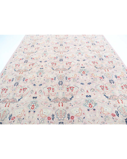 Artemix 8' 10" X 11' 9" Hand Knotted Wool Rug 8' 10" X 11' 9" (269 X 358) / Lilac / Wool