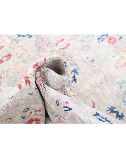 Artemix 8' 10" X 11' 9" Hand Knotted Wool Rug 8' 10" X 11' 9" (269 X 358) / Lilac / Wool