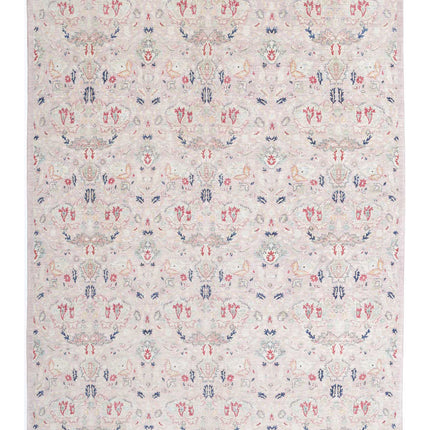 Artemix 8' 10" X 11' 9" Hand Knotted Wool Rug 8' 10" X 11' 9" (269 X 358) / Lilac / Wool