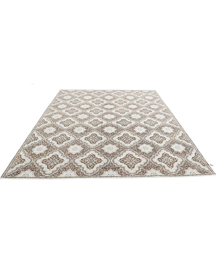 Artemix 7' 11" X 10' 0" Hand Knotted Wool Rug 7' 11" X 10' 0" (241 X 305) / Brown / Wool