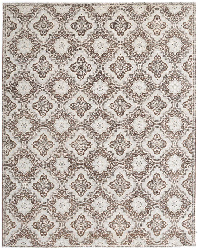 Artemix 7' 11" X 10' 0" Hand Knotted Wool Rug 7' 11" X 10' 0" (241 X 305) / Brown / Wool