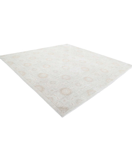 Artemix 11' 0" X 10' 10" Hand Knotted Wool Rug 11' 0" X 10' 10" (335 X 330) / Grey / Wool