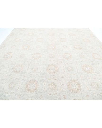 Artemix 11' 0" X 10' 10" Hand Knotted Wool Rug 11' 0" X 10' 10" (335 X 330) / Grey / Wool
