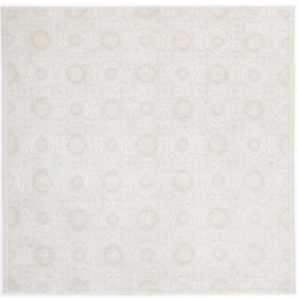 Artemix 11' 0" X 10' 10" Hand Knotted Wool Rug 11' 0" X 10' 10" (335 X 330) / Grey / Wool