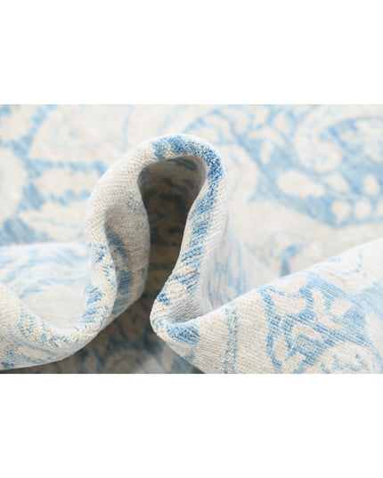 Artemix 7' 10" X 10' 2" Hand Knotted Wool Rug 7' 10" X 10' 2" (239 X 310) / Blue / Wool