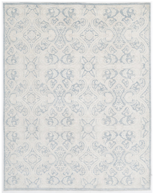 Artemix 7' 10" X 10' 2" Hand Knotted Wool Rug 7' 10" X 10' 2" (239 X 310) / Blue / Wool