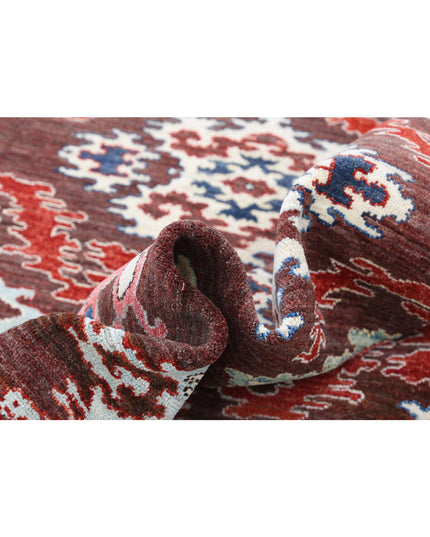 Artemix 8' 0" X 9' 7" Hand Knotted Wool Rug 8' 0" X 9' 7" (244 X 292) / Brown / Wool