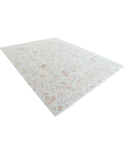 Artemix 8' 11" X 11' 7" Hand Knotted Wool Rug 8' 11" X 11' 7" (272 X 353) / Grey / Wool